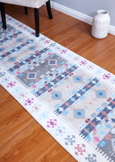 Multi-Colour Tribal Runner Rug